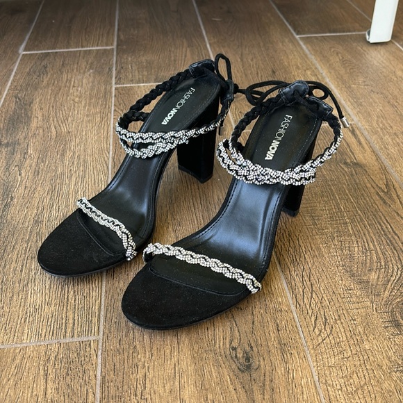 DELETING Fashion Nova Sparkly Heels - Picture 1 of 6